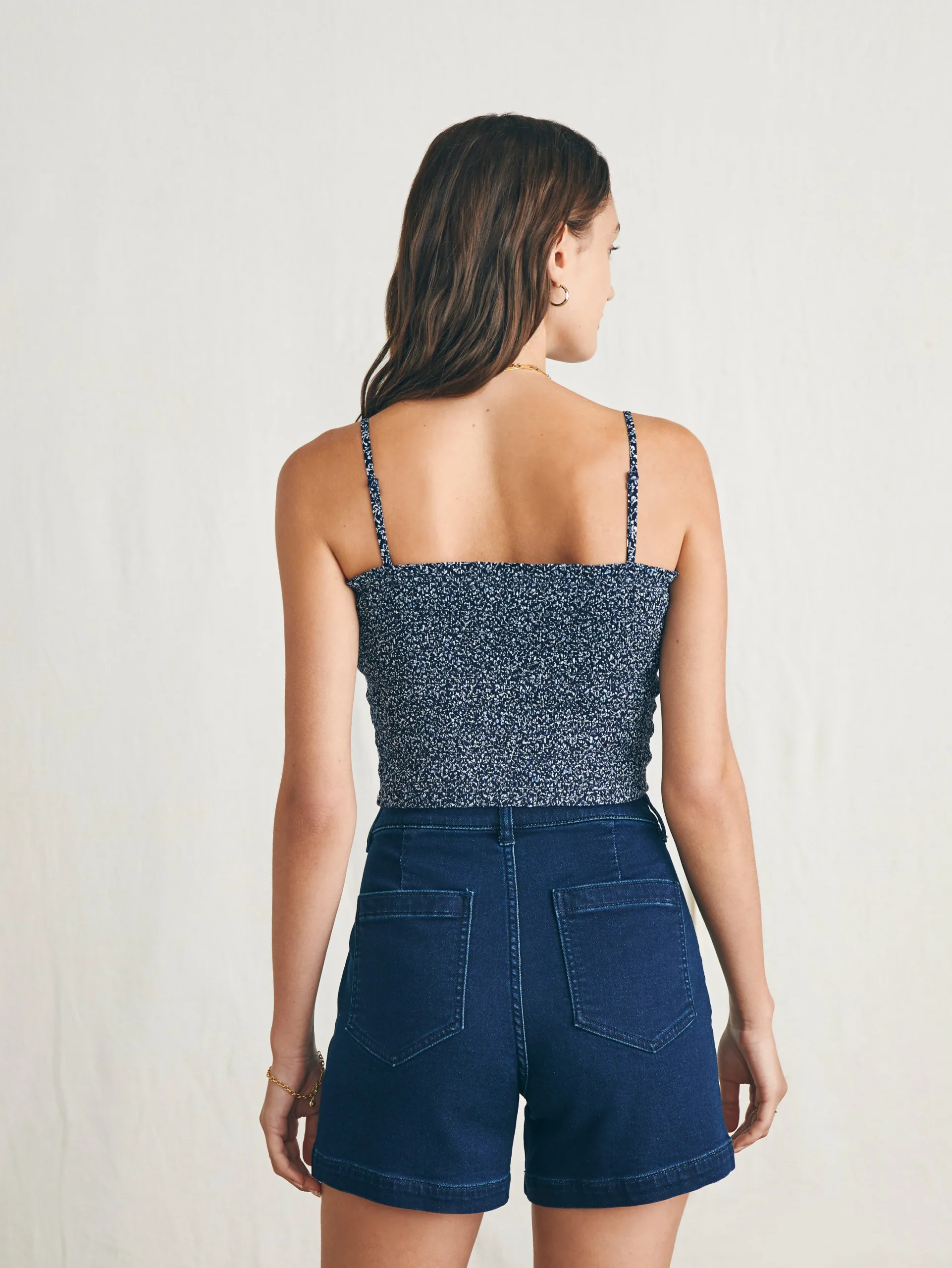 Women Faherty Brand Alisee Smocked Top -