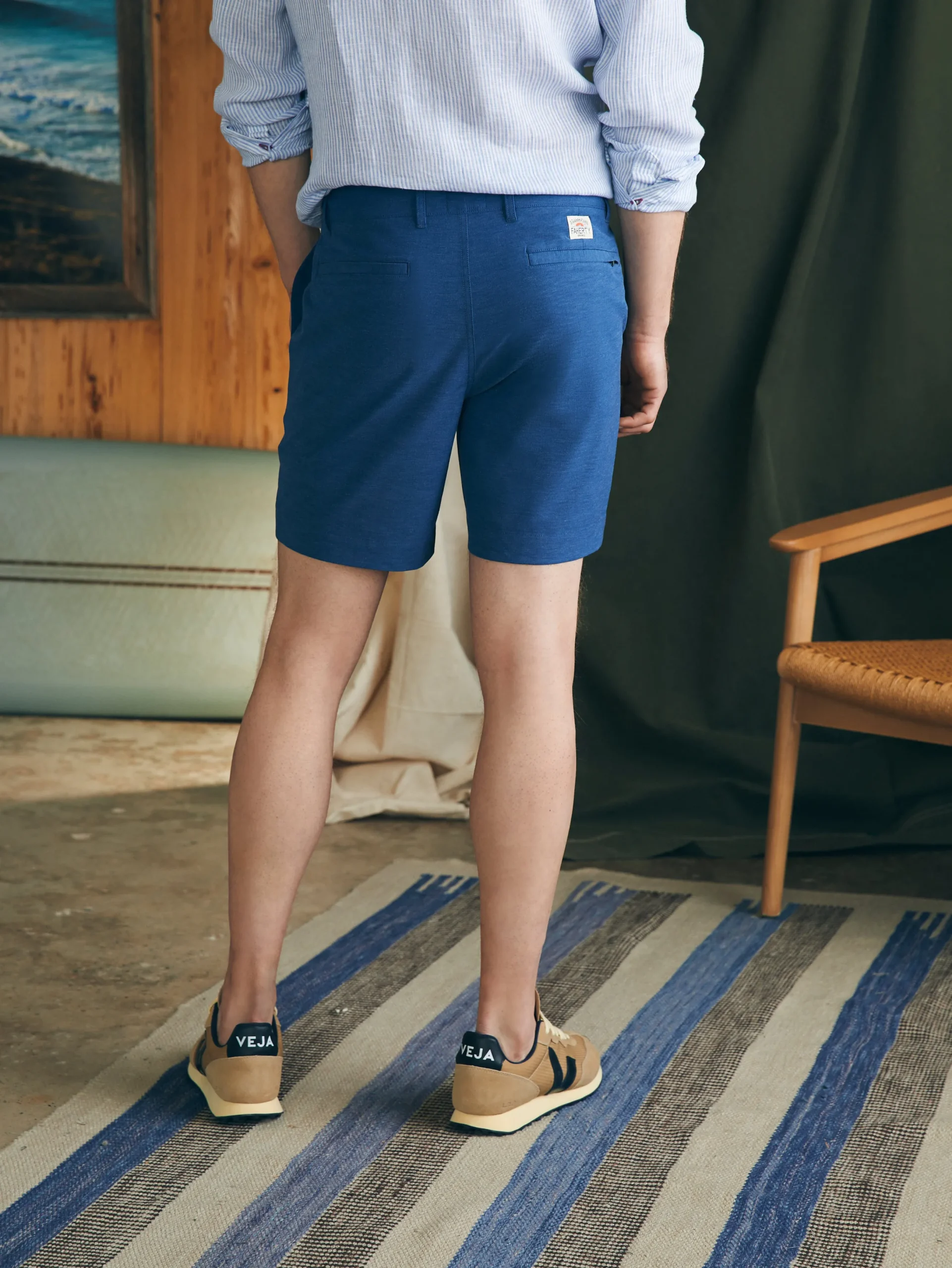 Faherty Brand All Day Shorts (7" Inseam) -