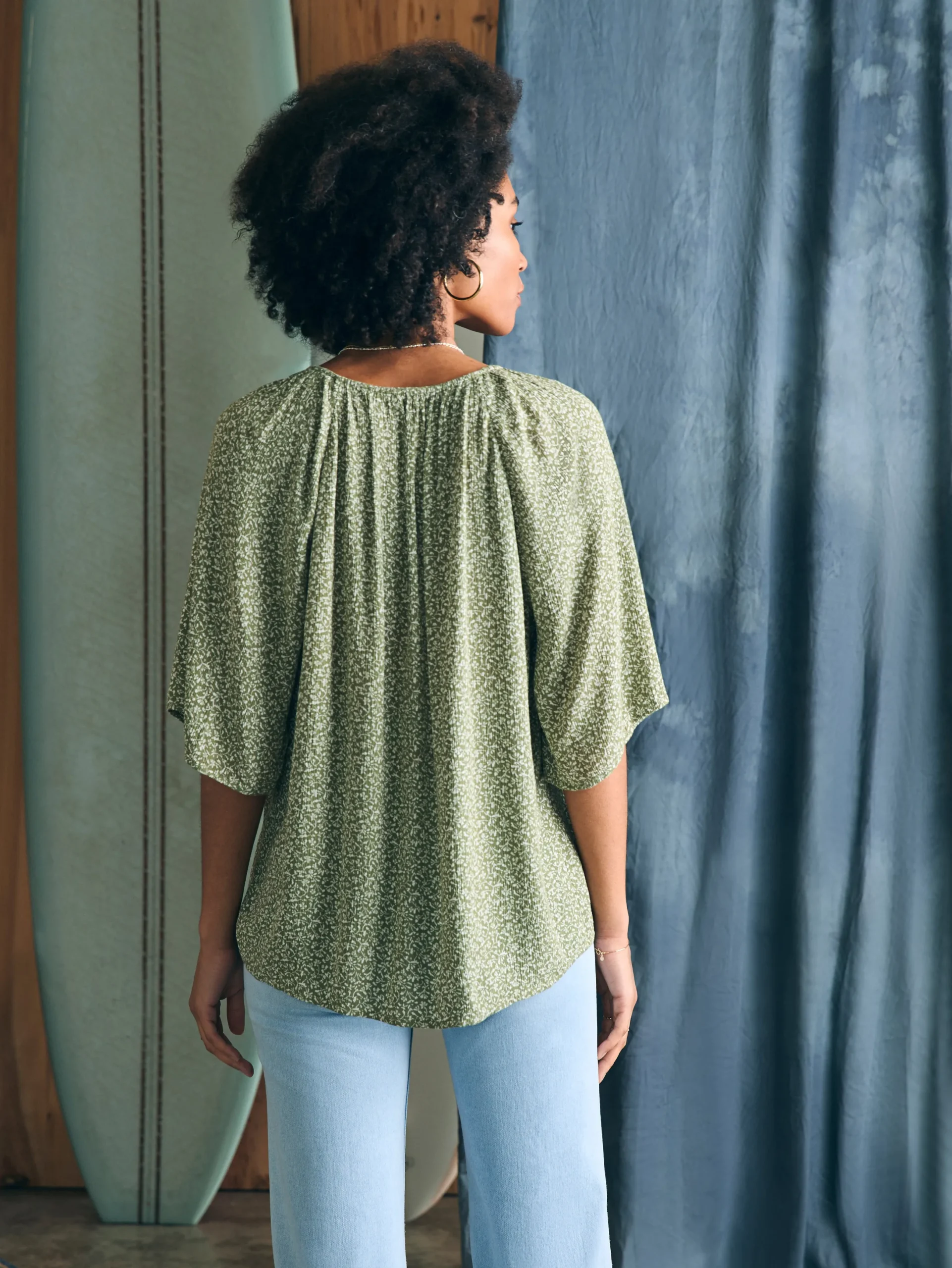 Women Faherty Brand Amira Top -