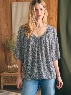 Women Faherty Brand Amira Top -