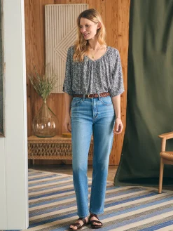 Women Faherty Brand Amira Top -