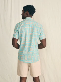 Faherty Brand Anna Kahalekulu Short-Sleeve Breeze Shirt -