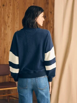 Women Faherty Brand Beach Fleece Quarter Zip -