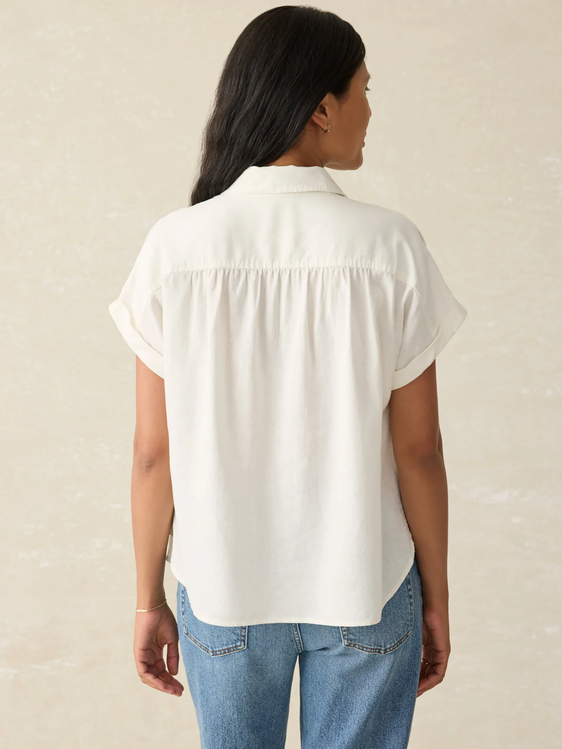 Women Faherty Brand Breeze Shirt -