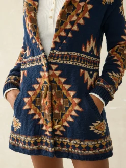 Women Faherty Brand B.YELLOWTAIL Lodge Cardigan -