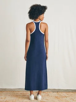 Women Faherty Brand Cabana Towel Terry Dress -
