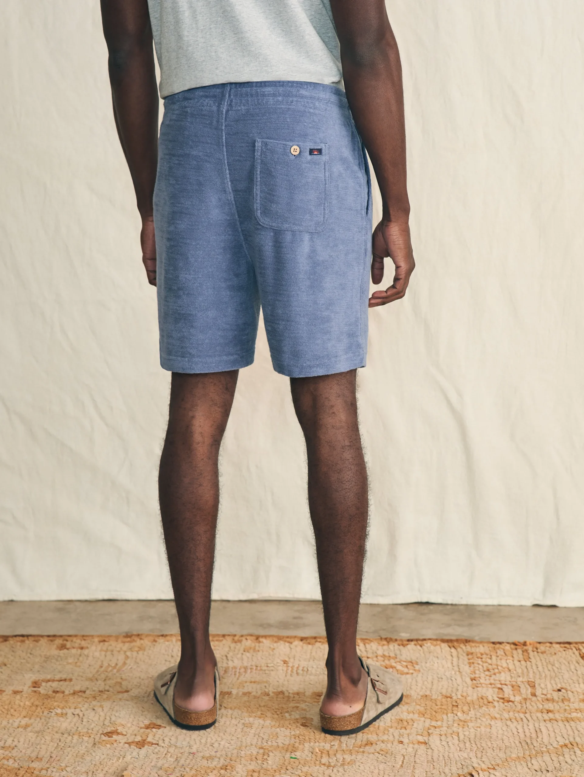 Faherty Brand Cabana Towel Terry Sweatshort -