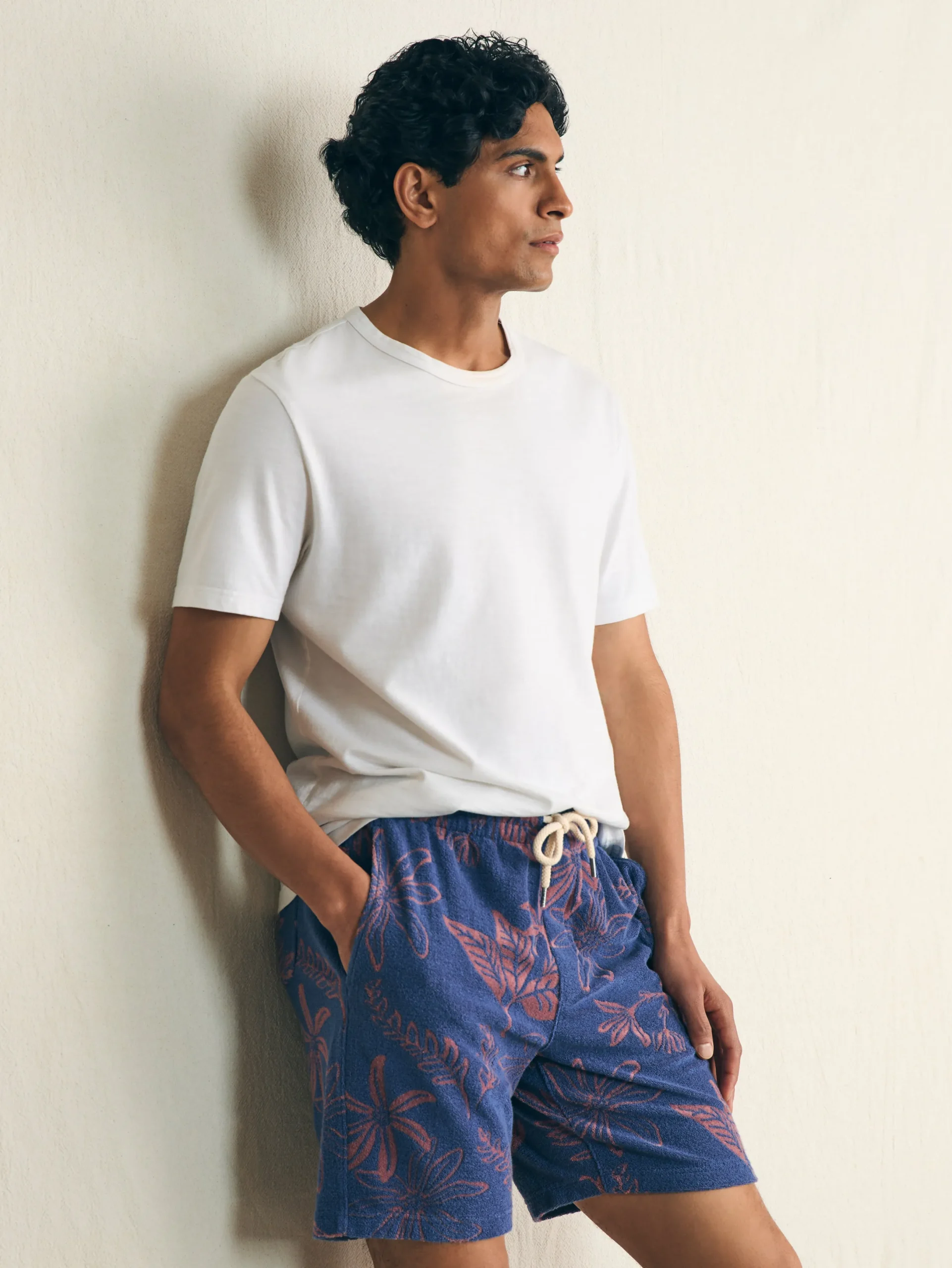 Faherty Brand Cabana Towel Terry Sweatshort -