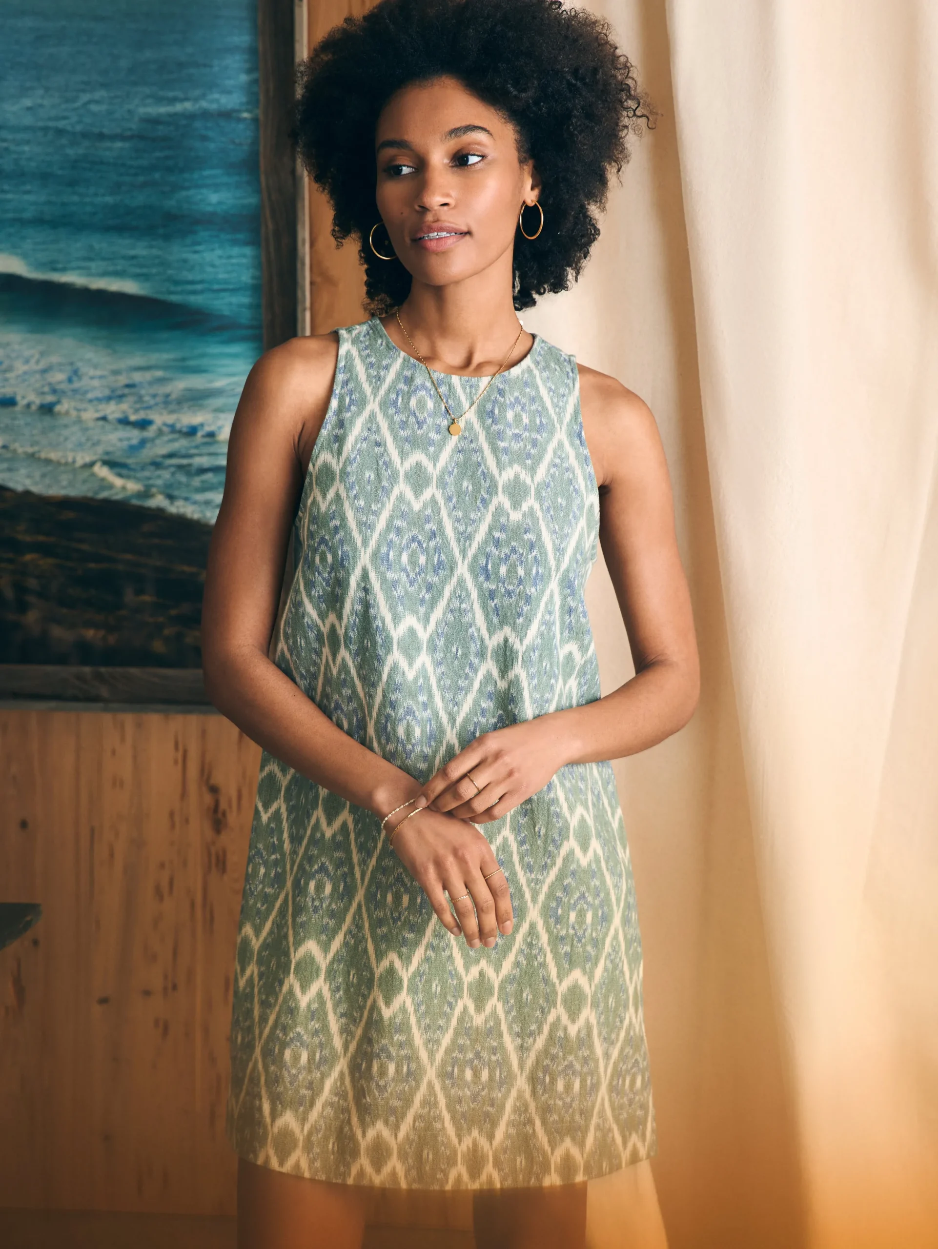 Women Faherty Brand Carini Dress -
