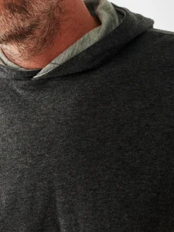 Faherty Brand Cloud Cotton Reversible Hoodie -
