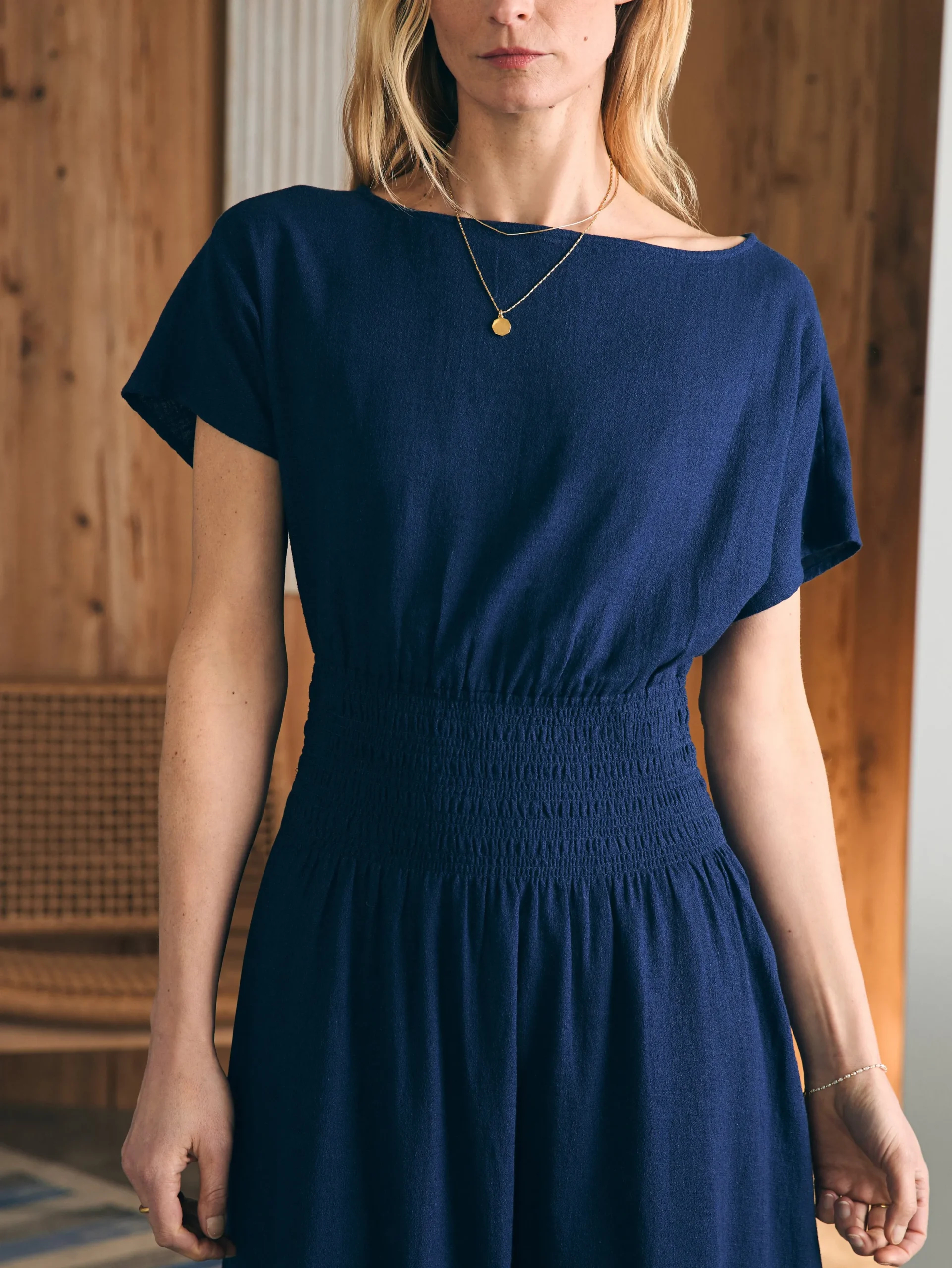 Women Faherty Brand Coast To Coast Midi Dress -