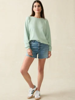 Women Faherty Brand Coastal Cloud Crew -