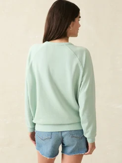 Women Faherty Brand Coastal Cloud Crew -