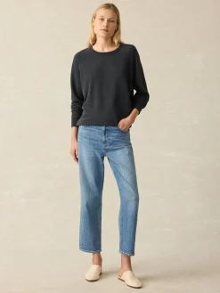 Women Faherty Brand Coastal Cloud Crew -