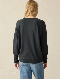 Women Faherty Brand Coastal Cloud Crew -