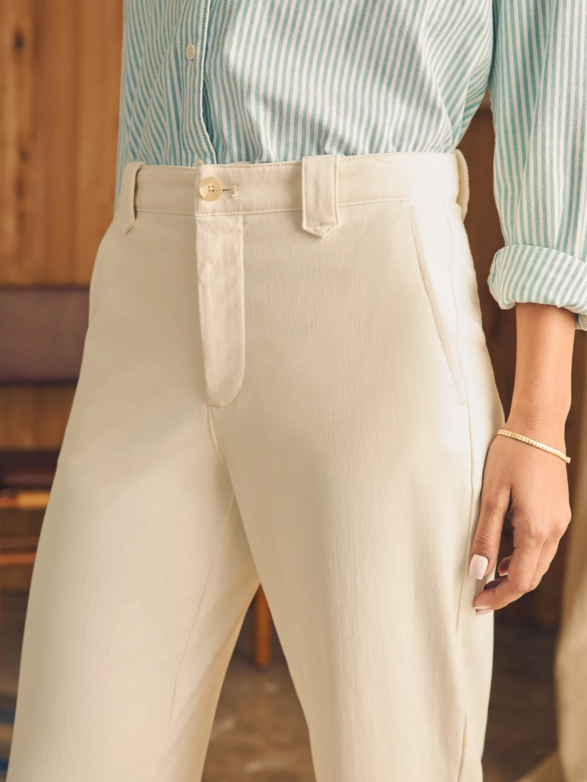 Women Faherty Brand Coastline Stretch Chino -