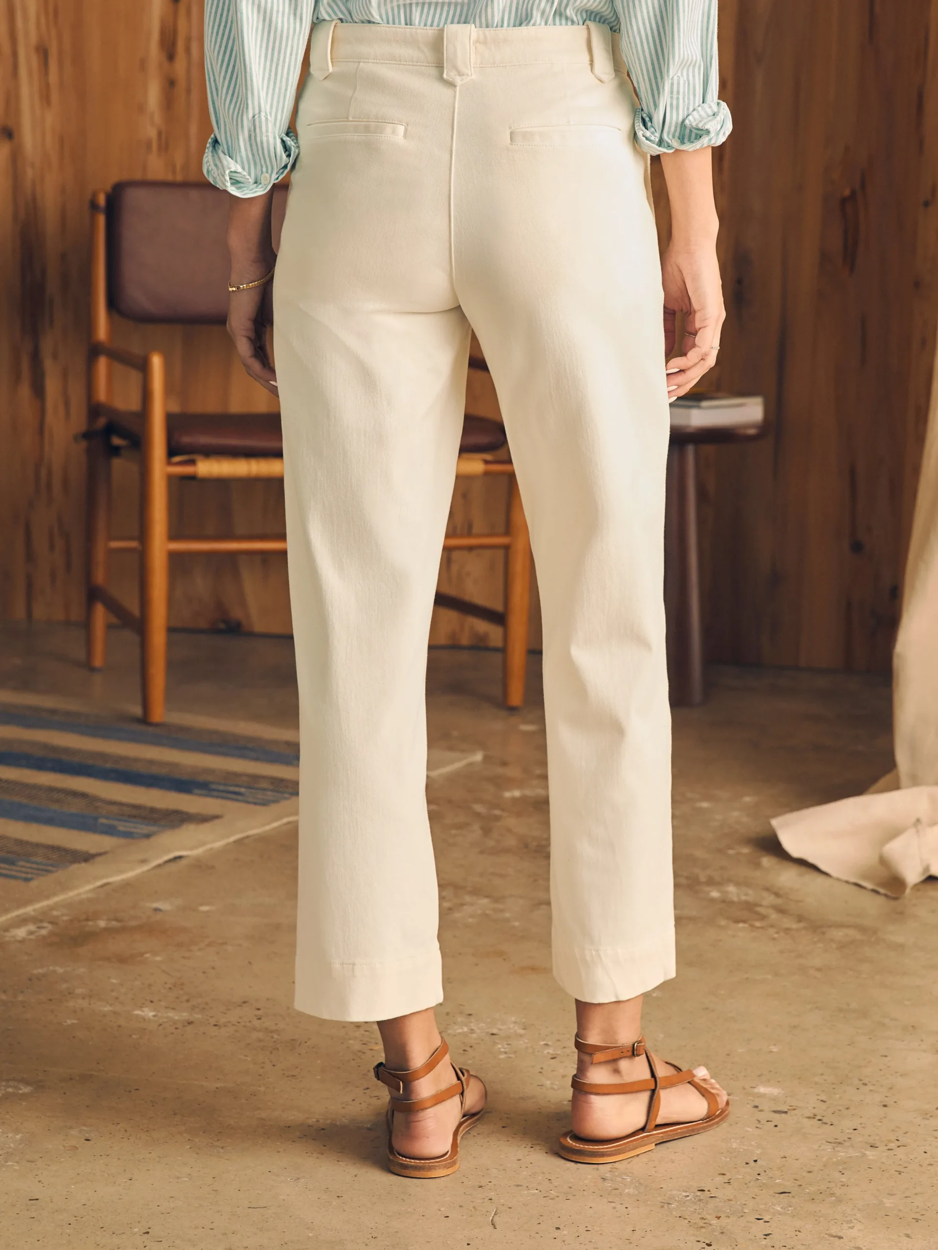 Women Faherty Brand Coastline Stretch Chino -