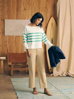 Women Faherty Brand Coastline Stretch Chino -