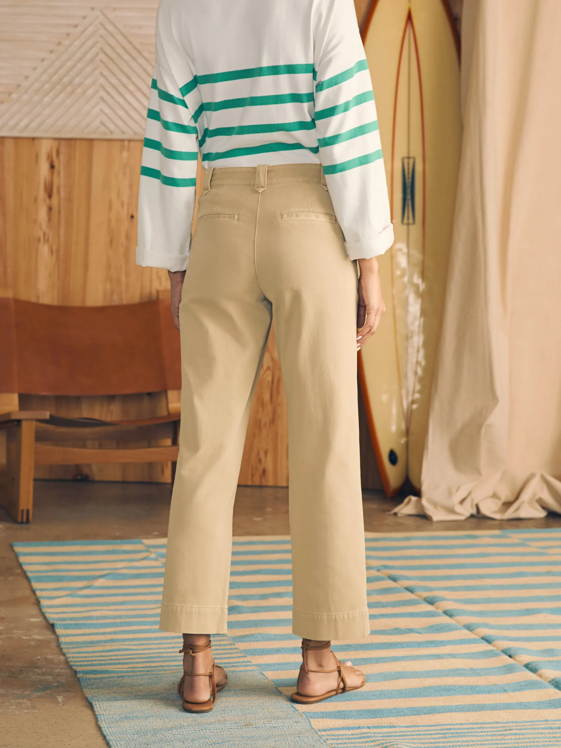 Women Faherty Brand Coastline Stretch Chino -