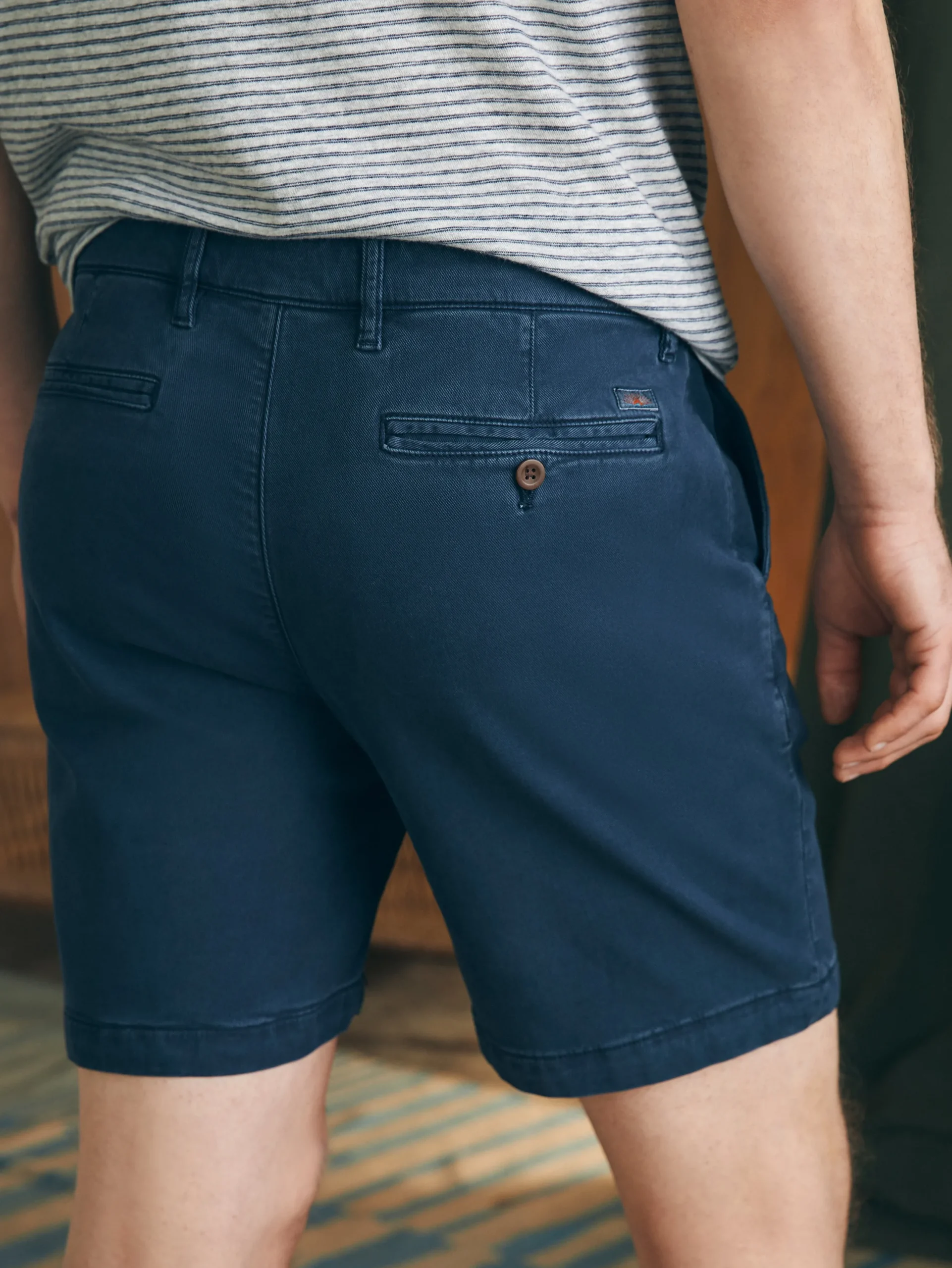 Faherty Brand Coastline Stretch Chino Short (8" Inseam) -