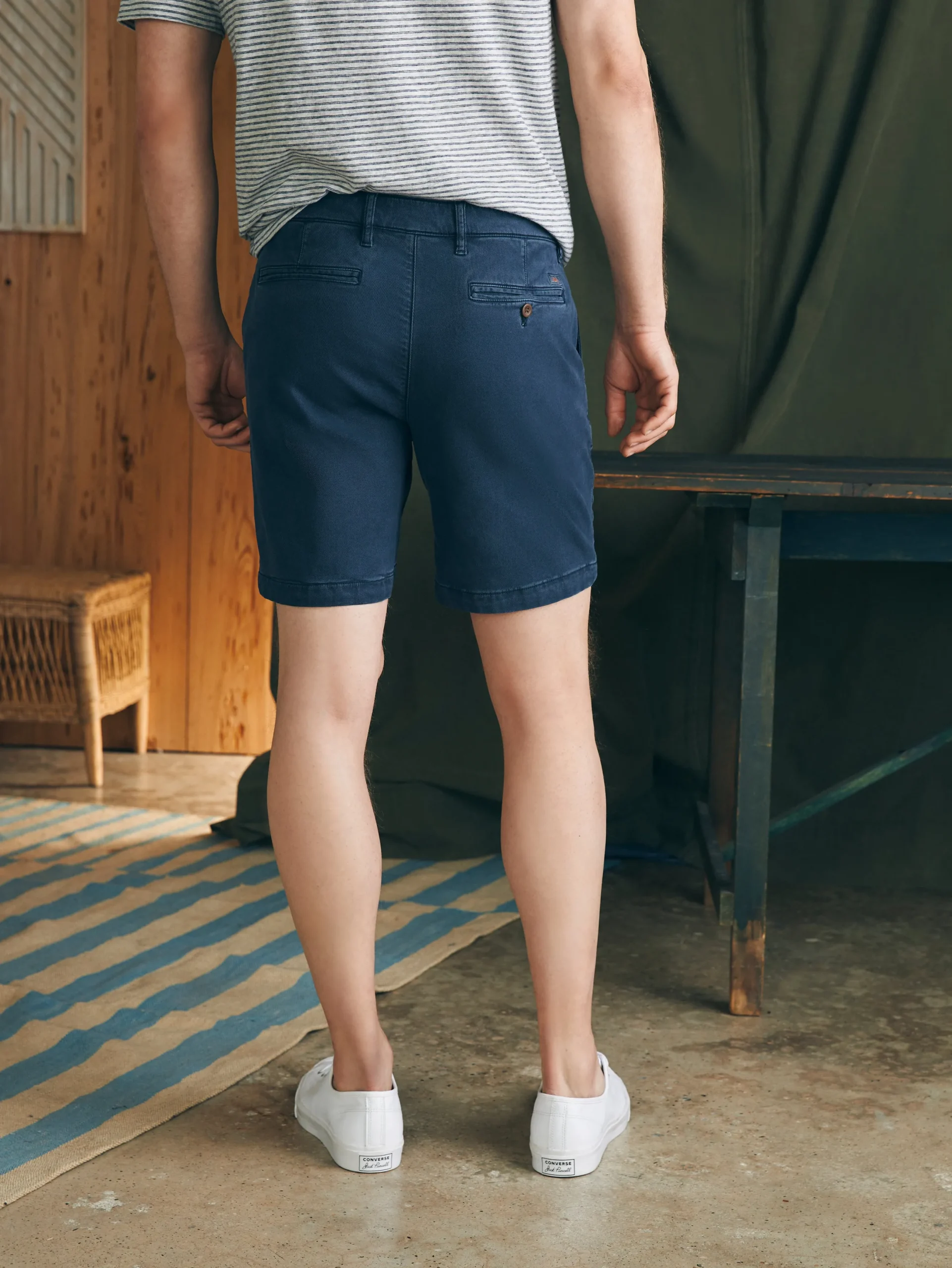 Faherty Brand Coastline Stretch Chino Short (8" Inseam) -