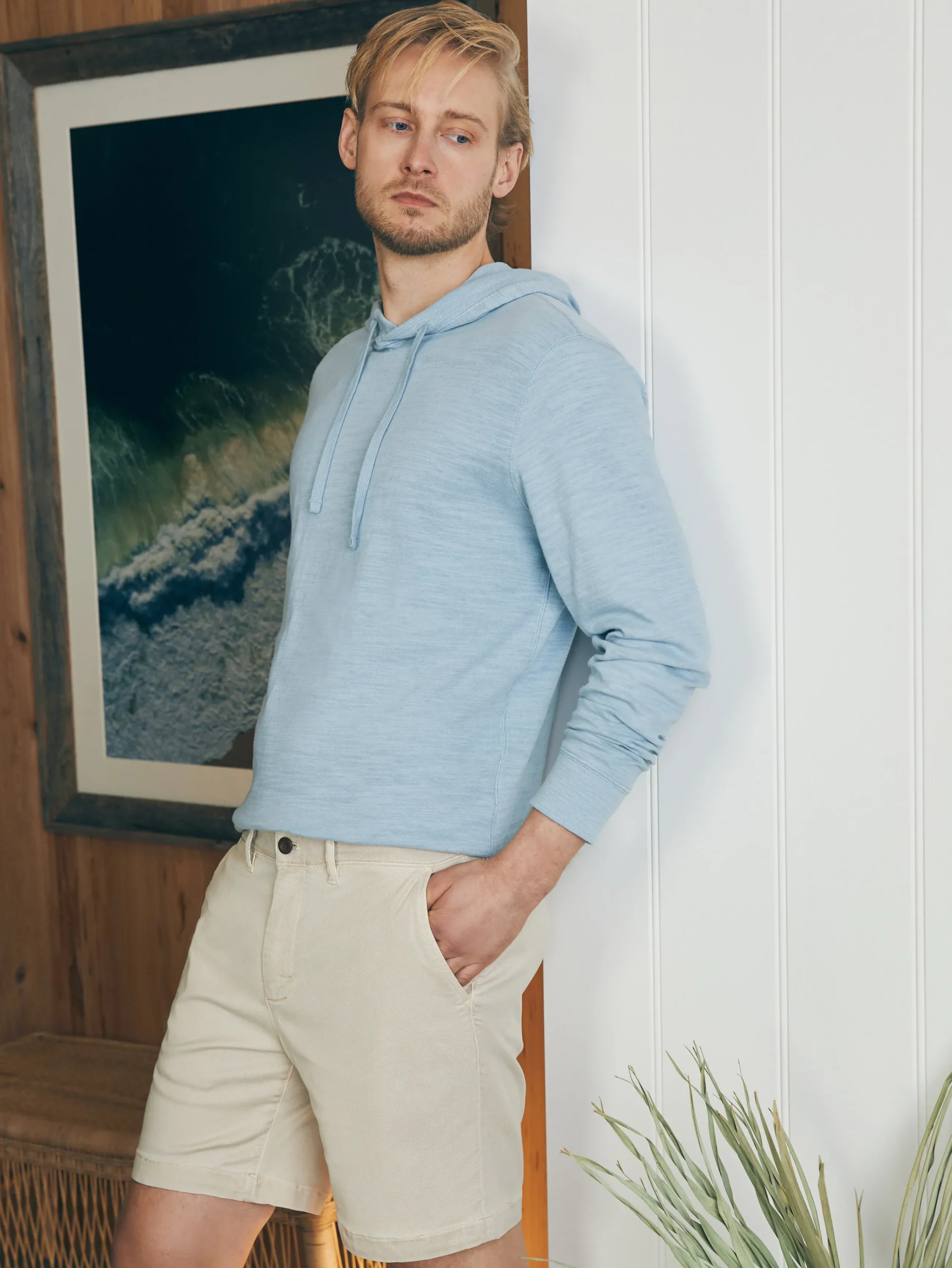 Faherty Brand Coastline Stretch Chino Short (8" Inseam) -