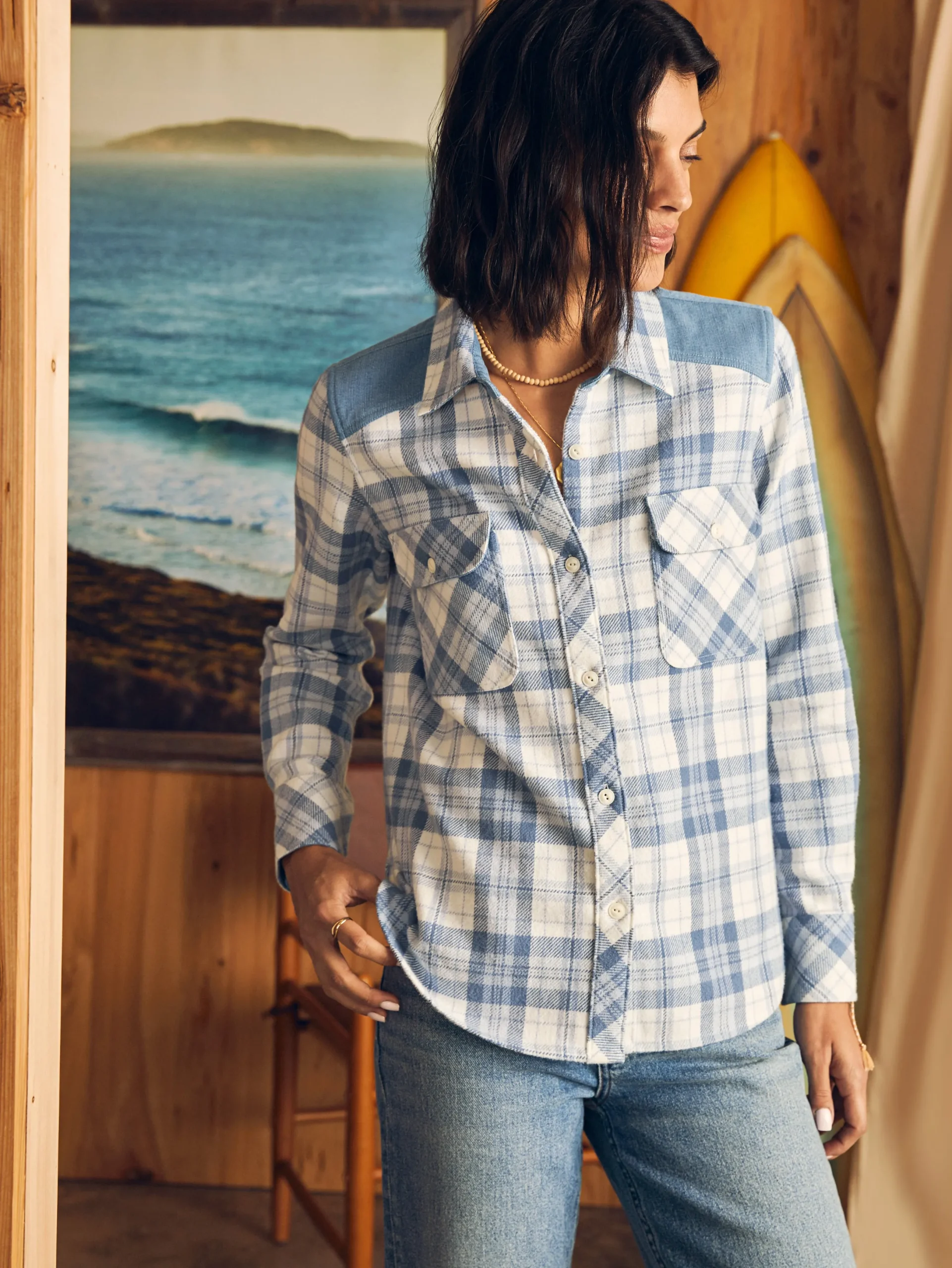 Women Faherty Brand Daly Shirt -
