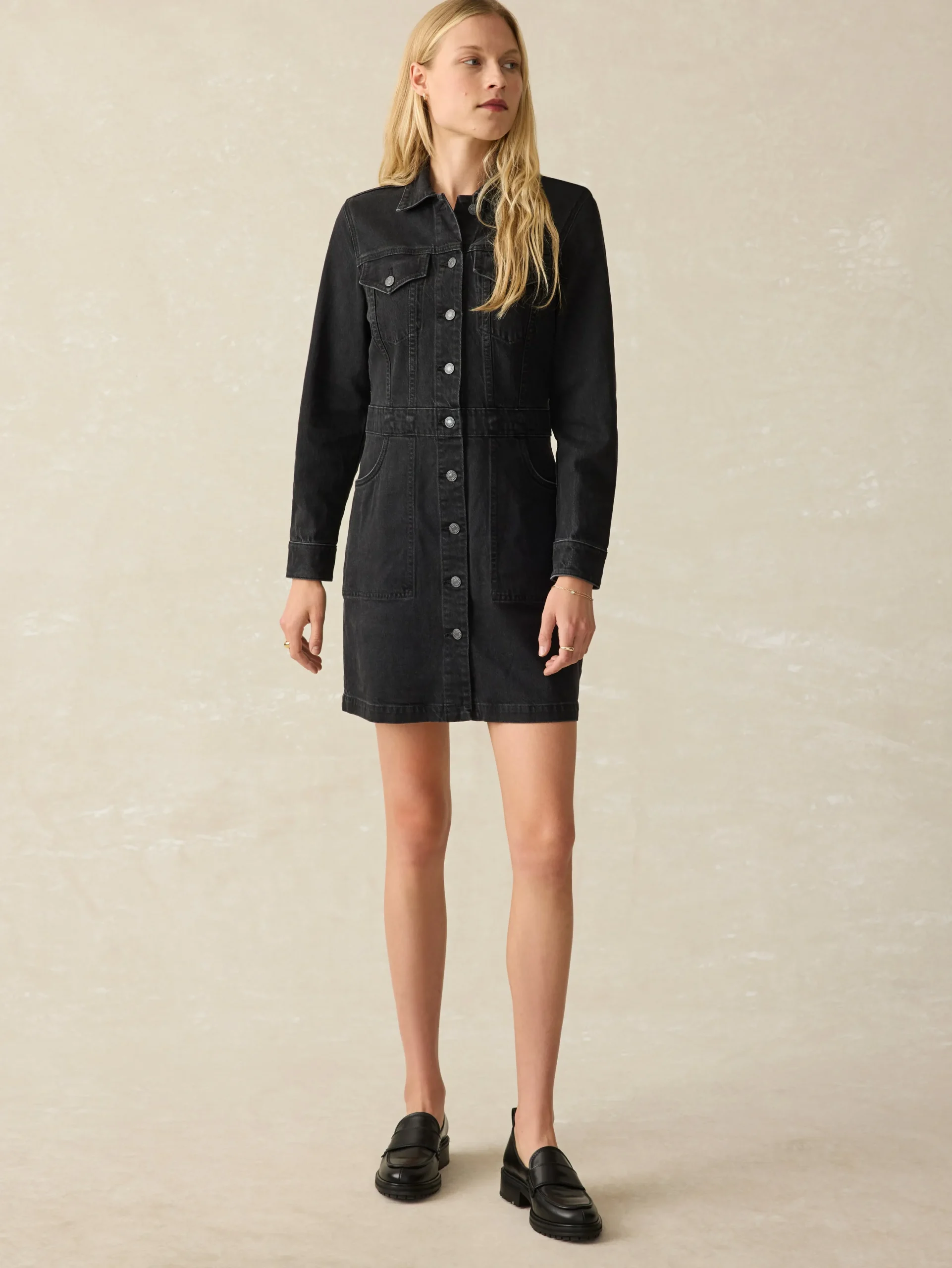 Women Faherty Brand Denim Michelle Dress -