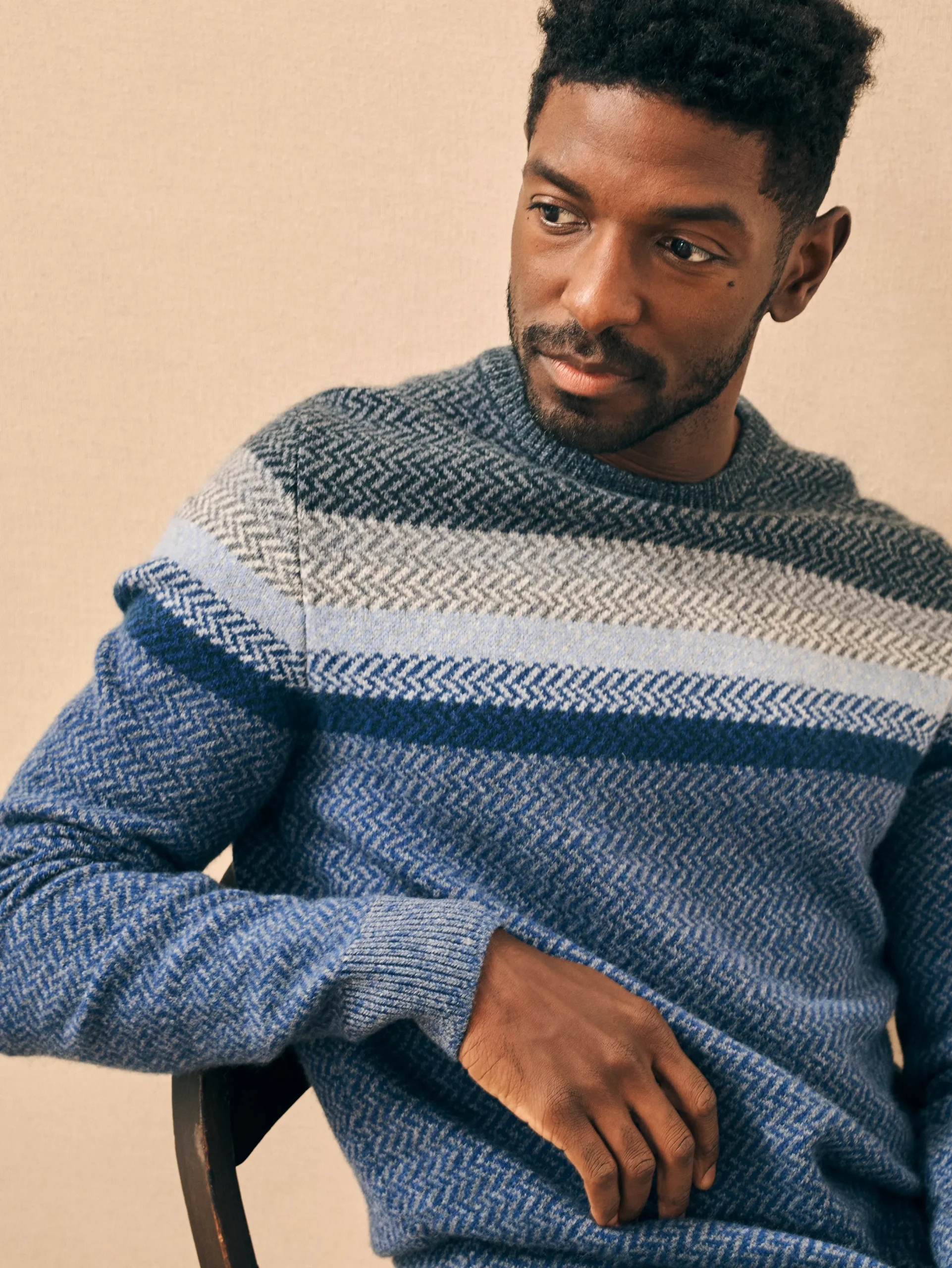 Faherty Brand Donegal Ombre Crew -