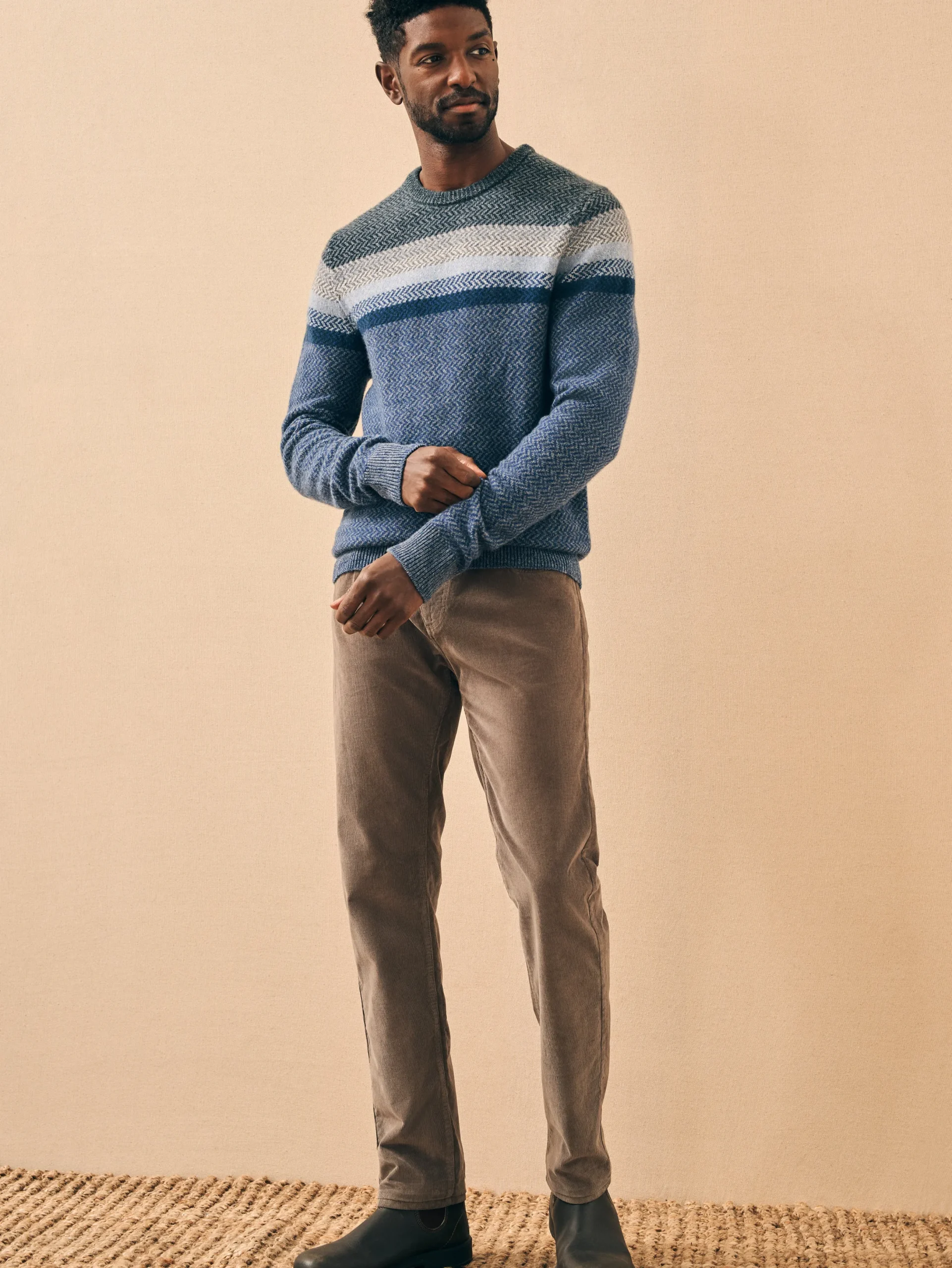 Faherty Brand Donegal Ombre Crew -