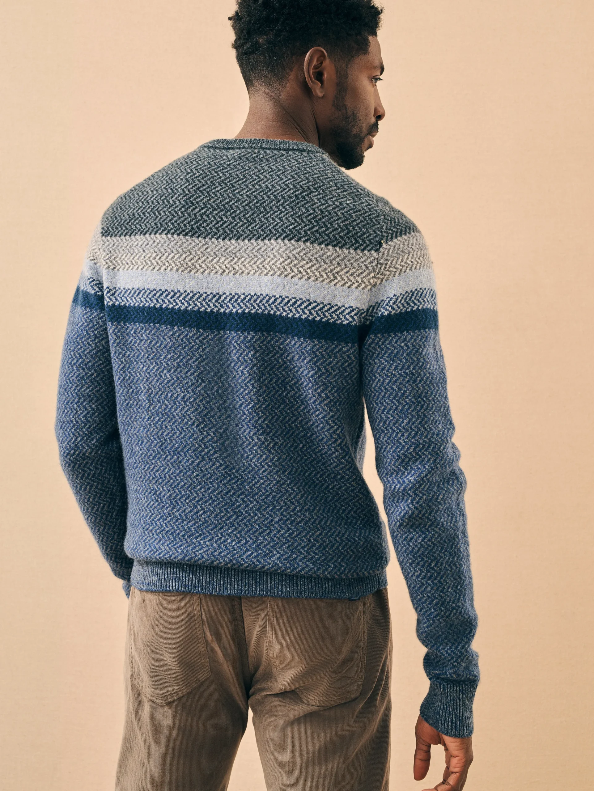 Faherty Brand Donegal Ombre Crew -