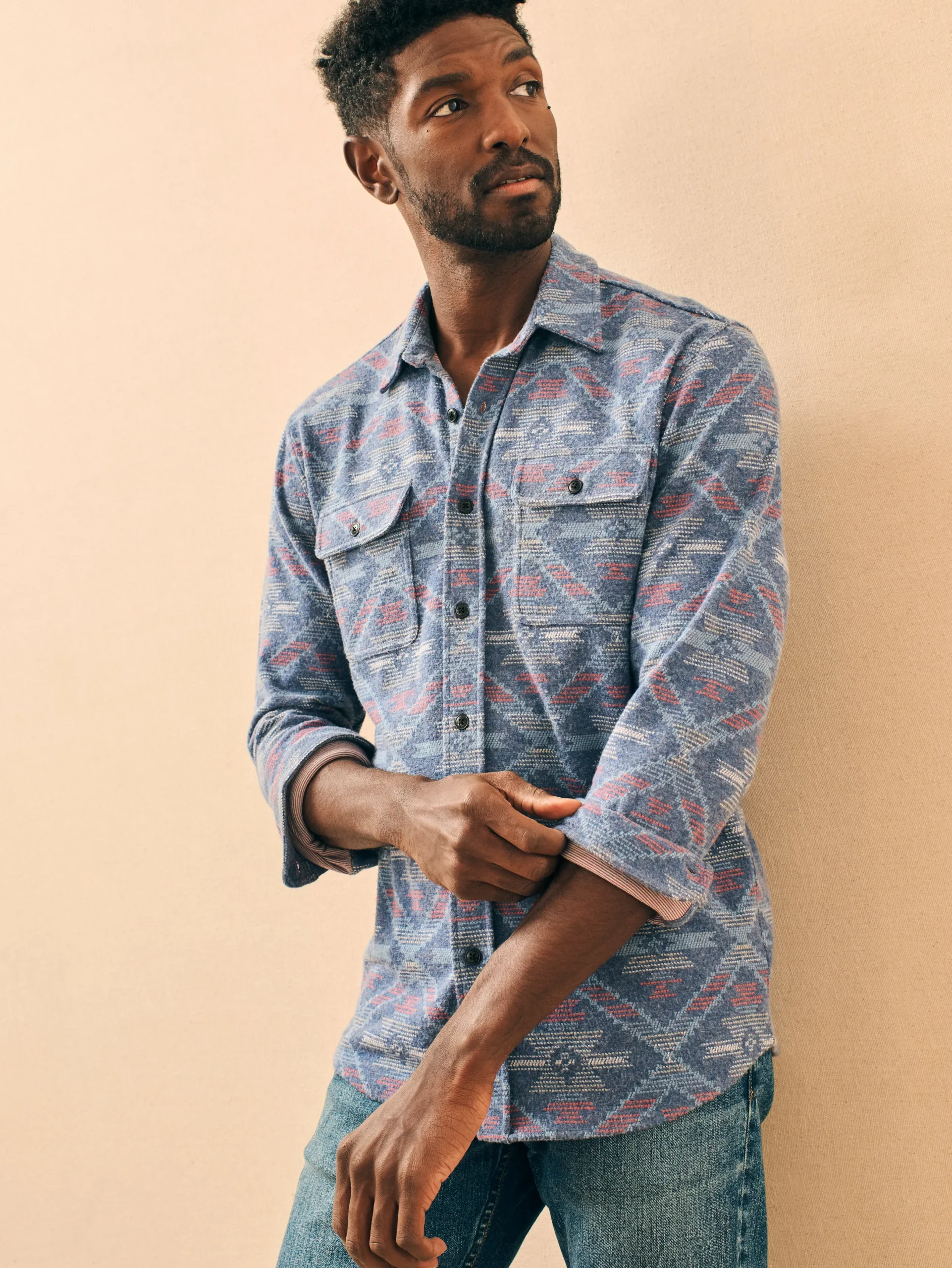 Faherty Brand Doug Good Feather Legend™ Sweater Shirt -