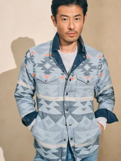 Faherty Brand Doug Good Feather Reversible Bondi Jacket -
