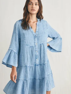 Women Faherty Brand Dream Cotton Gauze Kasey Dress -