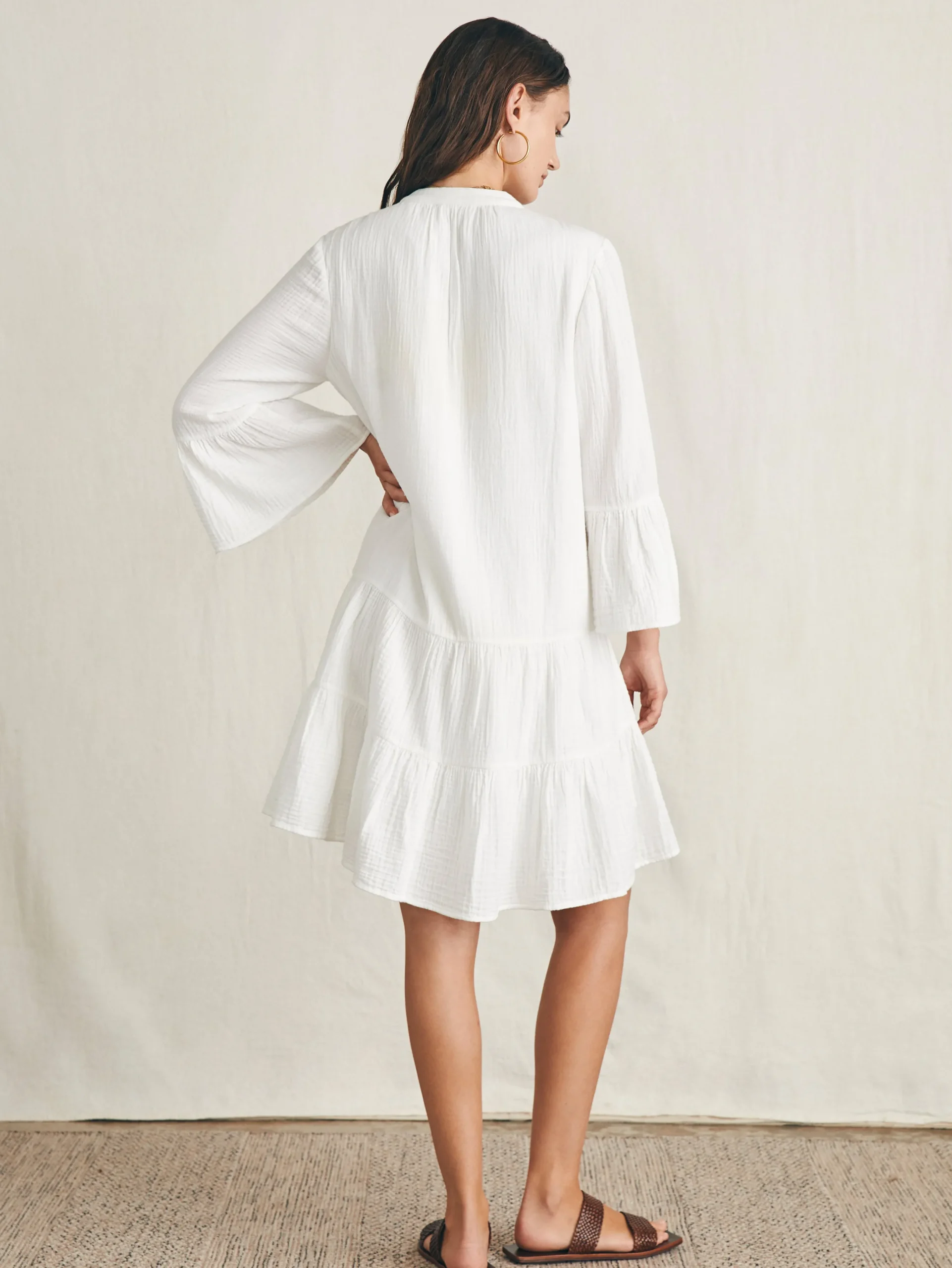 Women Faherty Brand Dream Cotton Gauze Kasey Dress -