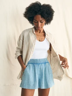 Women Faherty Brand Dream Cotton Gauze Short -