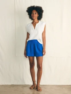 Women Faherty Brand Dream Cotton Gauze Short -