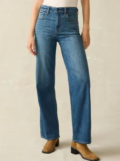 Women Faherty Brand Dream Jean Wide Leg -