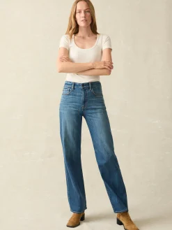 Women Faherty Brand Dream Jean Wide Leg -