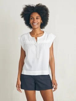 Women Faherty Brand Ellsworth Top -