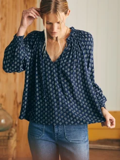 Women Faherty Brand Emery Top -