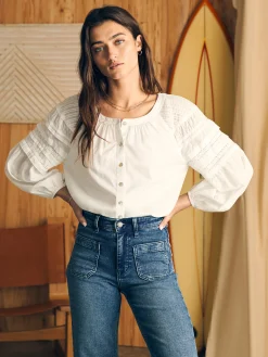 Women Faherty Brand Enna Top -