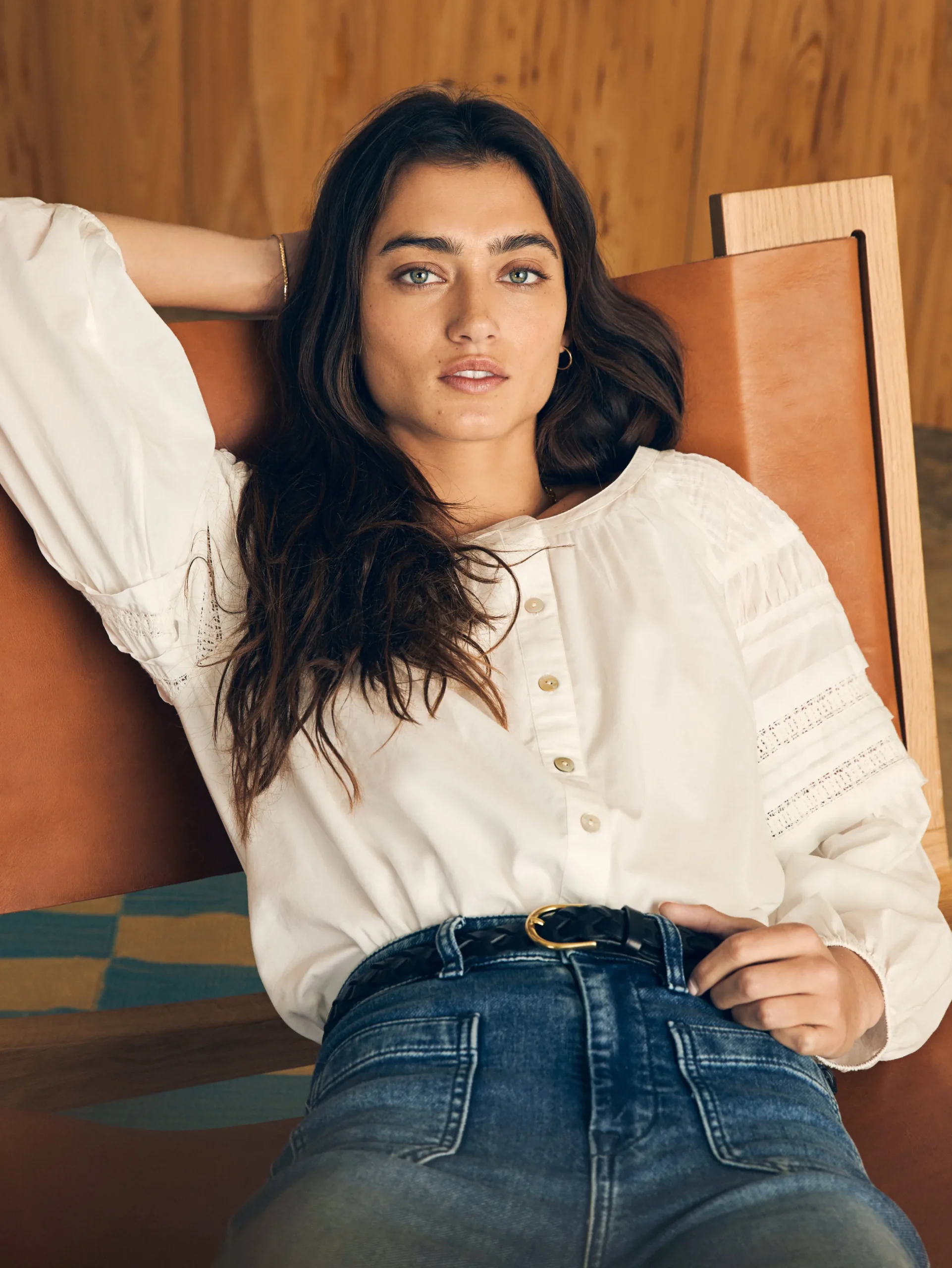 Women Faherty Brand Enna Top -
