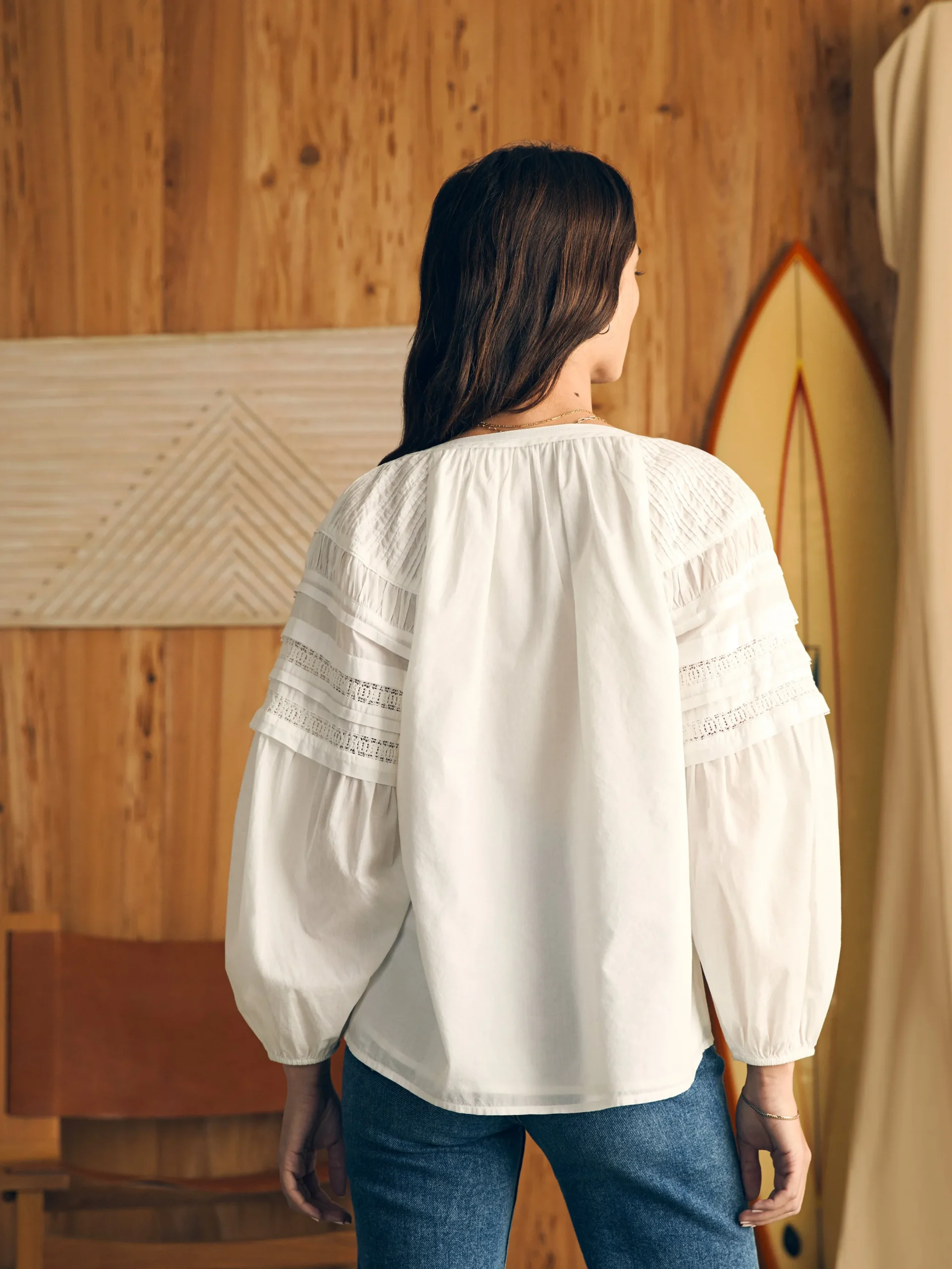 Women Faherty Brand Enna Top -