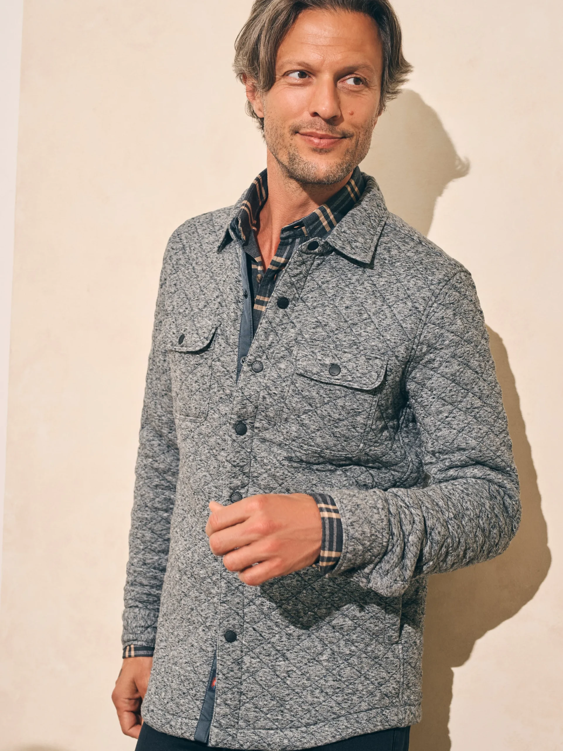 Faherty Brand Epic Quilted Fleece CPO -