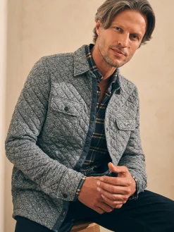 Faherty Brand Epic Quilted Fleece CPO (Tall) -