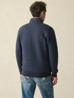 Faherty Brand Epic Quilted Fleece Pullover -