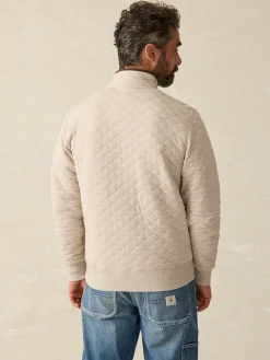 Faherty Brand Epic Quilted Fleece Pullover -