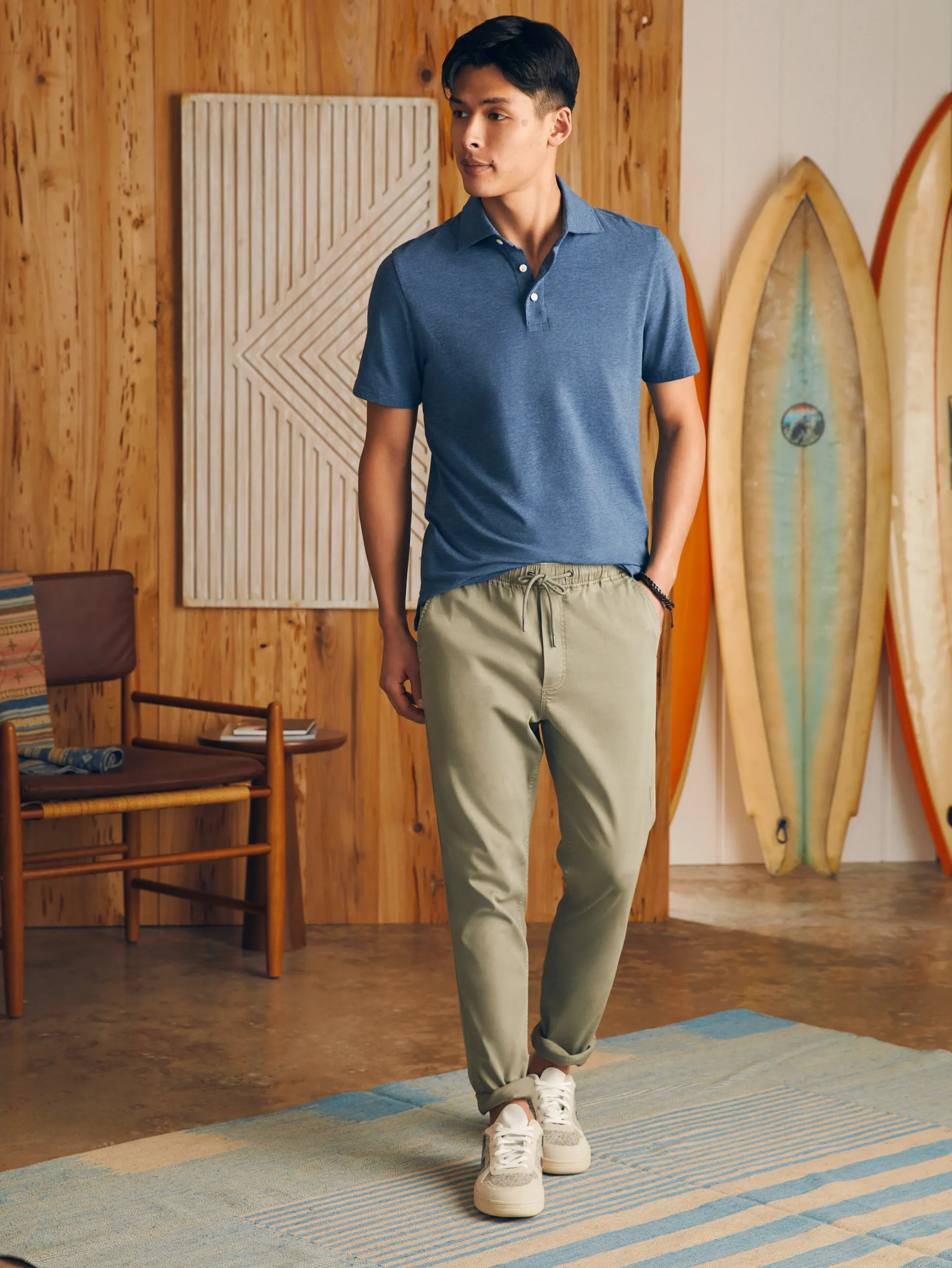 Faherty Brand Essential Drawstring Pant -