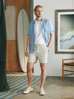 Faherty Brand Essential Drawstring Short (6.5" Inseam) -
